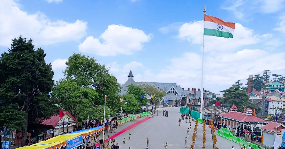 स्वतंत्रता दिवस 2025 का तिरंगा