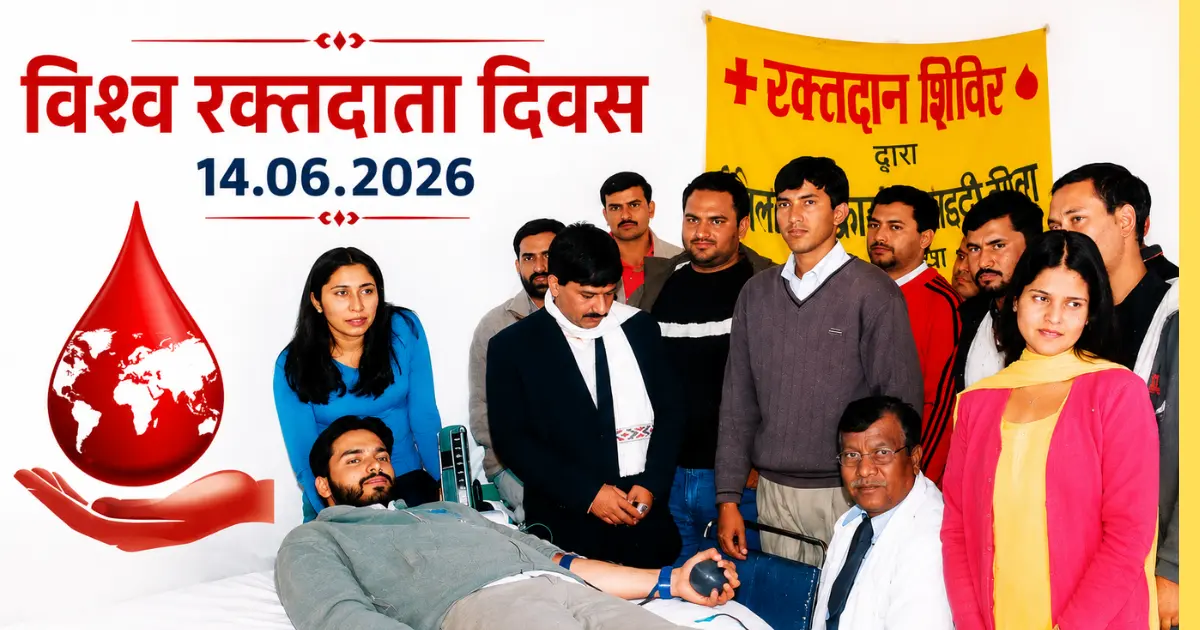 रक्तदान महादान: विश्व रक्तदाता दिवस पर जानें इतिहास, महत्व और 2026 की थीम