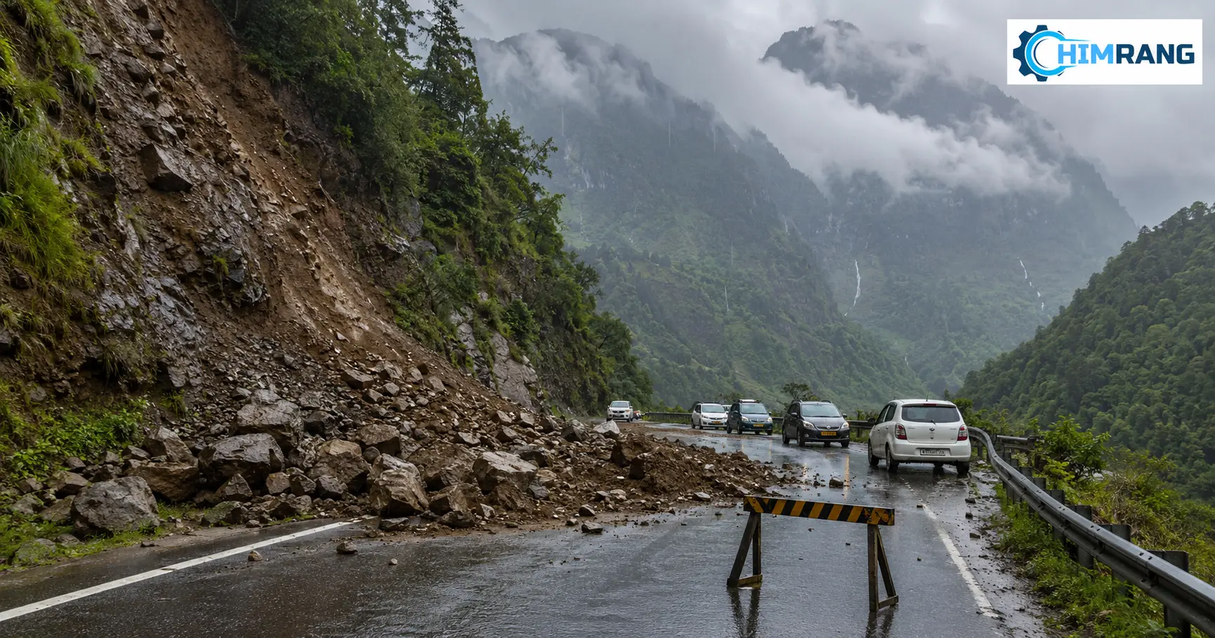 हिमाचल में भारी बारिश का अलर्ट: भूस्खलन से सड़कें बंद, यात्रियों के लिए जरूरी एडवाइजरी